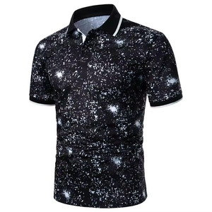 T-shirt de golf pour homme de qualité supérieure avec logo personnalisé, 100 % polyester, manches longues, anti-plis, respirant - Product Image 2