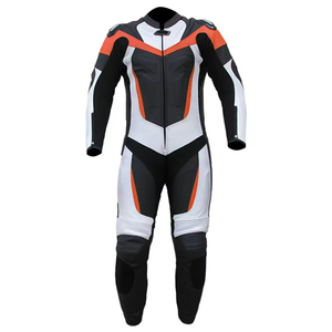 Combinaisons de moto en cuir coupe-vent pour le sport, grandes tailles, prix de gros, fabriquées au Pakistan - Product Image 1