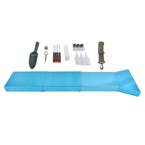 Set Portatile di Attrezzature per Miniera in Lega di Alluminio 20x con Lente d'Ingrandimento, Pinzette e Paletta - Product Image 5