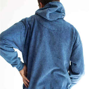 เสื้อฮู้ดดี้ผู้ชายไซส์ใหญ่ คุณภาพพรีเมียม สกรีนโลโก้ได้ตามต้องการ สไตล์ลำลอง สตรีทแวร์ ทรงหลวม ดีไซน์สวมใส่สบาย - Product Image 6