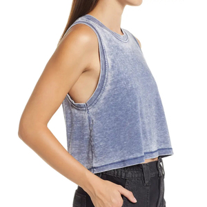 Camiseta sin mangas de cuello redondo de alta calidad para mujer, top sin costuras de secado rápido - Product Image 3