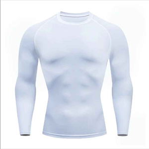 Best New Men Regular Sleeve Breathable <b>Spring</b> Fitness <b>Compression</b> T-Shirt Gym Workout High Quality Tops Running Jogging Wear - Product Image 3