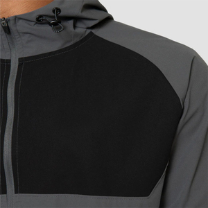 High Quality Unisex Casual Canvas Windbreaker Tactical <b>Jacket</b> with Zipper and Patchwork <b>Waterproof</b> Outdoor Sports <b>Thin</b> Outwear - Product Image 5