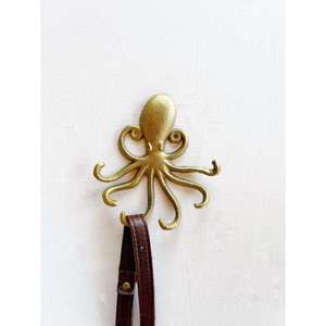 AZORA INDUSTRIES M-338 Durable Multi-Purpose Brass Style Light Luxury Wall-mounted Coat <b>Hooks</b> with Self-adhesive Installation - Product Image 4