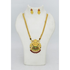 ชุดเครื่องประดับเคลือบสีทองแบบอินเดียชุดเครื่องประดับแฟชั่นสำหรับผู้หญิงคอลเลกชันงานแต่งงาน - Product Image 5