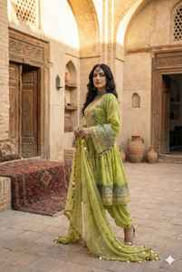 Robe traditionnelle ethnique tribale Banjara de haute qualité, mode décontractée, simple, brodée, robes de mariage afghanes - Product Image 3