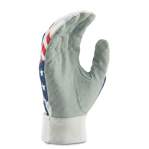USA Softball Pitcher Full Finger Batting Gloves Leather Non-Slip Hook Loop Closure for Adults Right Handed Training All Seasons - Product Image 5