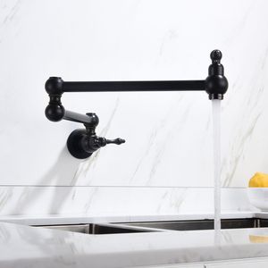 Rubinetto da Cucina a Parete in Ottone Lucidato con Doppia Maniglia per Applicazioni Commerciali - Alta Qualità - Product Image 4