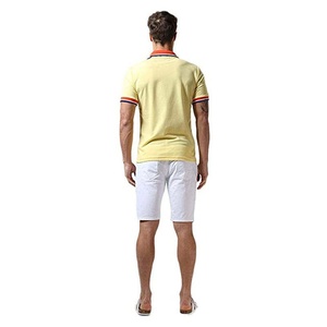 Chemises d'été pour hommes JACOMO APPAREL, respirantes, couleur unie, manches courtes, séchage rapide, tricotées, 100% coton, coupe ajustée, décontractées, personnalisées - Product Image 6