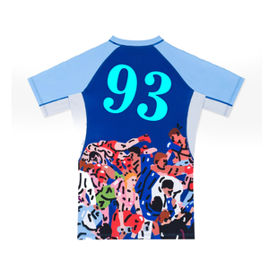 เสื้อรัดกล้ามเนื้อ MMA ยูนิเซ็กซ์ SAQIB&CO รุ่นปกติ พิมพ์ลายดิจิทัล ระบายเหงื่อได้ดี น้ำหนักเบา ยืดหยุ่น ผลิตจากผ้าสแปนเด็กซ์/โพลีเอสเตอร์ สำหรับกีฬาต่อสู้ - Product Image 4