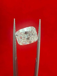 Diamant de laboratoire poli à la main de 11,50 carats, taille coussin, pour la fabrication de bijoux, couleur E, clarté VVS2, diamant CVD écologique en vrac - Product Image 2