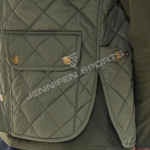 Custom Outdoor Multi Pocket 100% Polyester Micro Fabric <strong>Barbour</strong> Hunting Diamond Cut Plus Size Sleeveless Vest <strong>Jacket</strong> - Product Image 4
