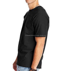 Camiseta de Algodón Grueso para Hombre, Cuello Redondo, Manga Larga, 100% Algodón, Color Sólido - Product Image 3