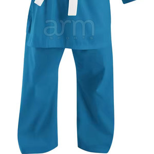 Ensemble de karaté pour hommes, dernier design, uniforme confortable pour les cours d'arts martiaux, ceinture personnalisée et tissu respirant - Product Image 4
