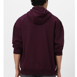 Sweat-shirts à capuche unisexe en coton uni surdimensionnés personnalisés pour hommes, vente en gros, grandes tailles, de BD - Product Image 2