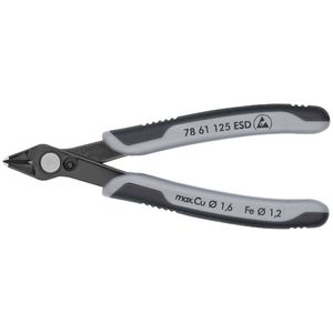 KNIPEX 78 61 125 ESD Alicates Electrónicos Super Knips ESD con mango multicomponente brunita 125 mm - Product Image 2