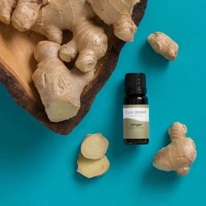Aceite Esencial de Jengibre Orgánico Natural Prensado en Frío 100% Puro para el Cuidado Diario de la Piel, Cabello y Cuerpo, Aceite Esencial OEM ODM - Product Image 2