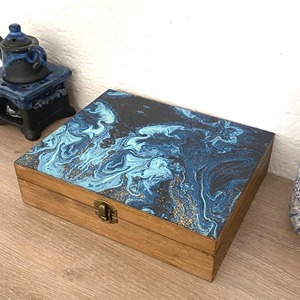 Boîte de rangement en bois imprimée pour l'exportation mondiale, boîte de rangement moderne en bois imprimé pour la vente en gros internationale - Product Image 4