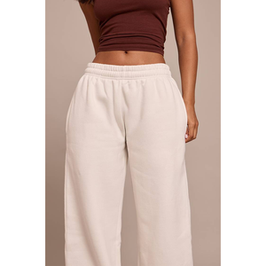 Pantalones Anchos Personalizados con Logotipo Bordado, Pantalones de Baloncesto con Bolsillos, Cintura Alta, Ropa Deportiva, Joggers de Felpa Francesa - Product Image 6