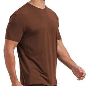 T-shirt de sport pour homme à prix de gros, séchage rapide, coupe ajustée, haut de course léger, vêtement athlétique personnalisé, tee-shirt de sport sans couture - Product Image 6