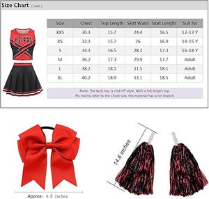 Uniformes de cheerleading personnalisés pour jeunes filles, costumes de cheerleaders professionnels pour les équipes scolaires, tenues de déguisement pour femmes - Product Image 6