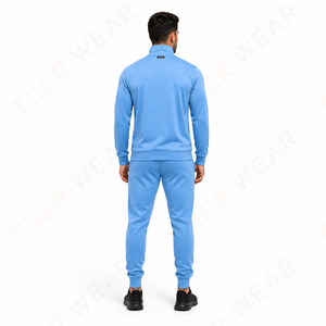 Herren Trainingsanzug Aktiver Lifestyle Zweiteiliges Sportset Jacke mit Reißverschluss Jogginghose Weicher Performance-Jersey Komfortabel - Product Image 4
