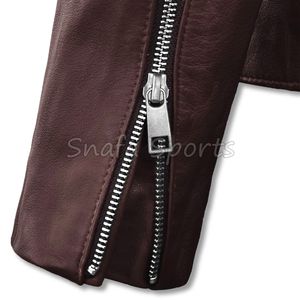 Premium Men Leather <b>Jacket</b> <b>Smart</b> Casual Winter Coat High Quality Leather Outerwear Stylish Leather <b>Jackets</b> For Men's - Product Image 5