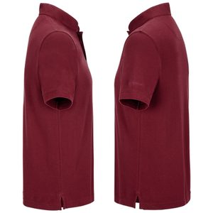 Chemise à manches courtes pour homme, couleur unie marron, style décontracté, coupe classique, boutons sur le devant, 100% polyester, service OEM - Product Image 2