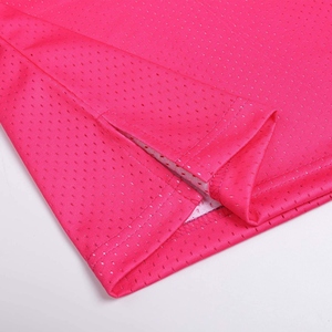 Camiseta de Baloncesto Unisex Rosa, Negra y Naranja, sin Mangas, Cuello Redondo, Malla de Poliéster, Ropa Deportiva para Adultos, Transpirable, para Todas las Temporadas - Product Image 5