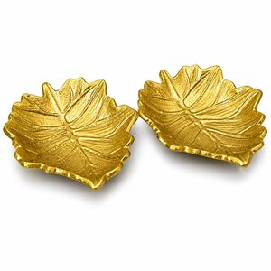 Plateau de service élégant en métal miroir, plateau de présentation en fer poli avec poignées latérales, réfléchissant et luxueux pour les réceptions spéciales - Product Image 6