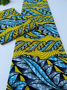 Tissu en coton 100% imprimé à la cire africaine, sur mesure pour le marché éthiopien, pour vêtements traditionnels - Product Image 4