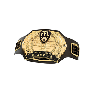 Fantasy League Championship Belt Customizable Sports Award Premium FFL Belt for Fantasy Football League Winner - Product Image 5