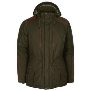 Veste d'hiver à capuche pour homme, couleur unie, respirante, coupe-vent, softshell, manches longues, pour la chasse en plein air, doublure en polyester, fermeture éclair sur le devant - Product Image 3
