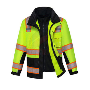 High Visibility Reflective Safety <b>Jacket</b> For Factory <b>Workers</b> Construction Teams And Contractors Protective Safety <b>Jacket</b> - Product Image 2