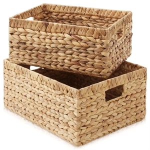 Hand Woven <b>Basket</b> from Eco-friendly Material Water Hyacinth Wholesaler Cheap Price Storage <b>Baskets</b> for Home Use - Product Image 6