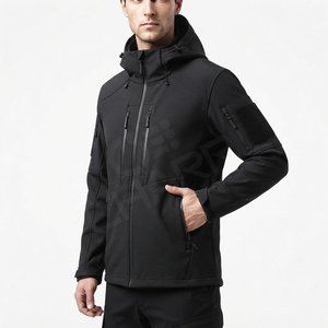Veste softshell tactique d'hiver imperméable coupe-vent en polyester polaire pour la chasse et les activités sportives en plein air - Product Image 3