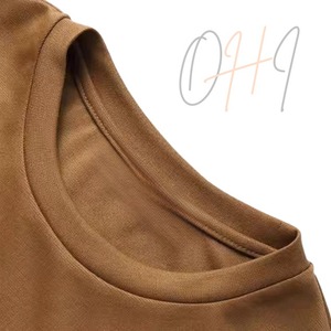 Men's Brown Short Sleeve O-Neck Cotton T-Shirt with <b>Back</b> Letter Print Oversized Casual Breathable <b>Tie</b>-Dye Jersey Style - Product Image 3