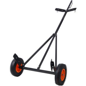 Carretilla y Transportador de Acero al Carbono para Remolcar Embarcaciones, con Longitud Ajustable y Capacidad de Carga de 420 lb, para Mover Kayaks y Lanchas - Product Image 2