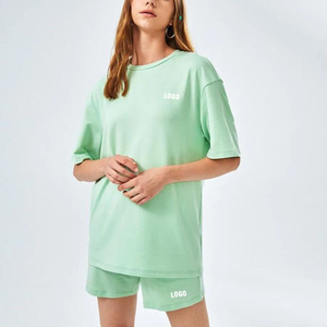 Conjuntos de Ropa de Verano para Hombre, Ligeros, Sólidos, Casuales y Transpirables, Nueva Llegada, Conjunto de Camiseta de Manga Corta y Pantalones Cortos en Oferta - Product Image 4