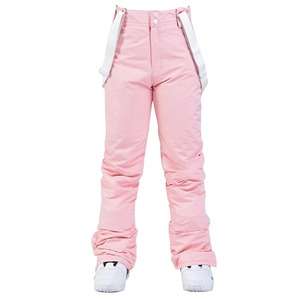 Pantalones de Esquí Impermeables Azul Marino para Hombre con Tirantes Desmontables, Pantalones de Snowboard a Prueba de Viento de Cintura Alta para Deportes de Invierno - Product Image 3
