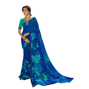 Wedding Party Wear Women Indian Pakistani Bollywood Designer Ethnic Saree Sari Handmade customized shape