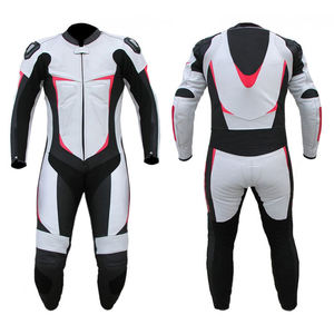 Combinaison de moto d'hiver personnalisée, coupe-vent, imprimée, en cuir véritable, respirante, design personnalisable, professionnelle - Product Image 1