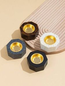Brûleur d'encens en bois fait main avec calligraphie arabe, support aromatique, utilisation décorative toute saison - Product Image 3