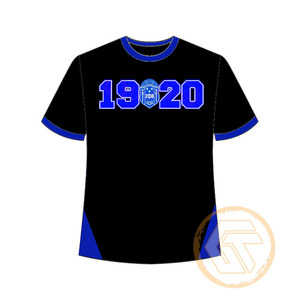เสื้อยืดผ้าฝ้าย 100% ระบายอากาศได้ดี คุณภาพสูง แบบลำลอง สั่งทำได้ตามต้องการ พร้อมปักโลโก้ Zeta Phi Beta สำหรับสตรี ขายส่ง - Product Image 3
