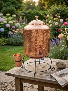 Distributeur d'eau en cuivre écologique et sûr pour la santé, prix abordable, taille personnalisée, best-seller, moderne, pour usage au bureau - Product Image 5