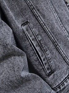 Chaqueta Vaquera Premium 2026 para Hombre, Estilo Vintage Desgarrado, Corte Ajustado, Cortavientos, Prenda Exterior Duradera y Elegante para Invierno - Product Image 5