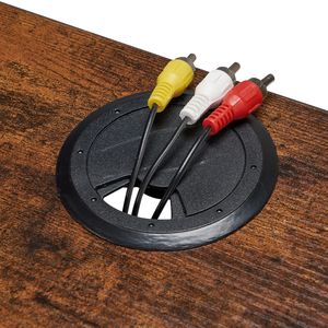 Mobile TV Sospeso Moderno da 70 Pollici con Foro per Cavi e Prese Elettriche, Scaffale Contemporaneo per TV con Vano Portaoggetti - Product Image 6