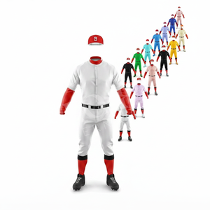 Ventes chaudes, uniformes de baseball de qualité supérieure, maillots d'équipe personnalisés, pantalons, vêtements de sport respirants pour hommes, uniformes pour jeunes joueurs - Product Image 1