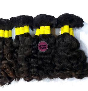 Cheveux indiens bouclés Remy en vrac pour tresses, 100 grammes - Product Image 3