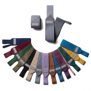 Bandes de poignet en caoutchouc personnalisées avec logo en relief pour la musculation et le fitness, haute performance, pour l'entraînement de force - Vente chaude - Product Image 1